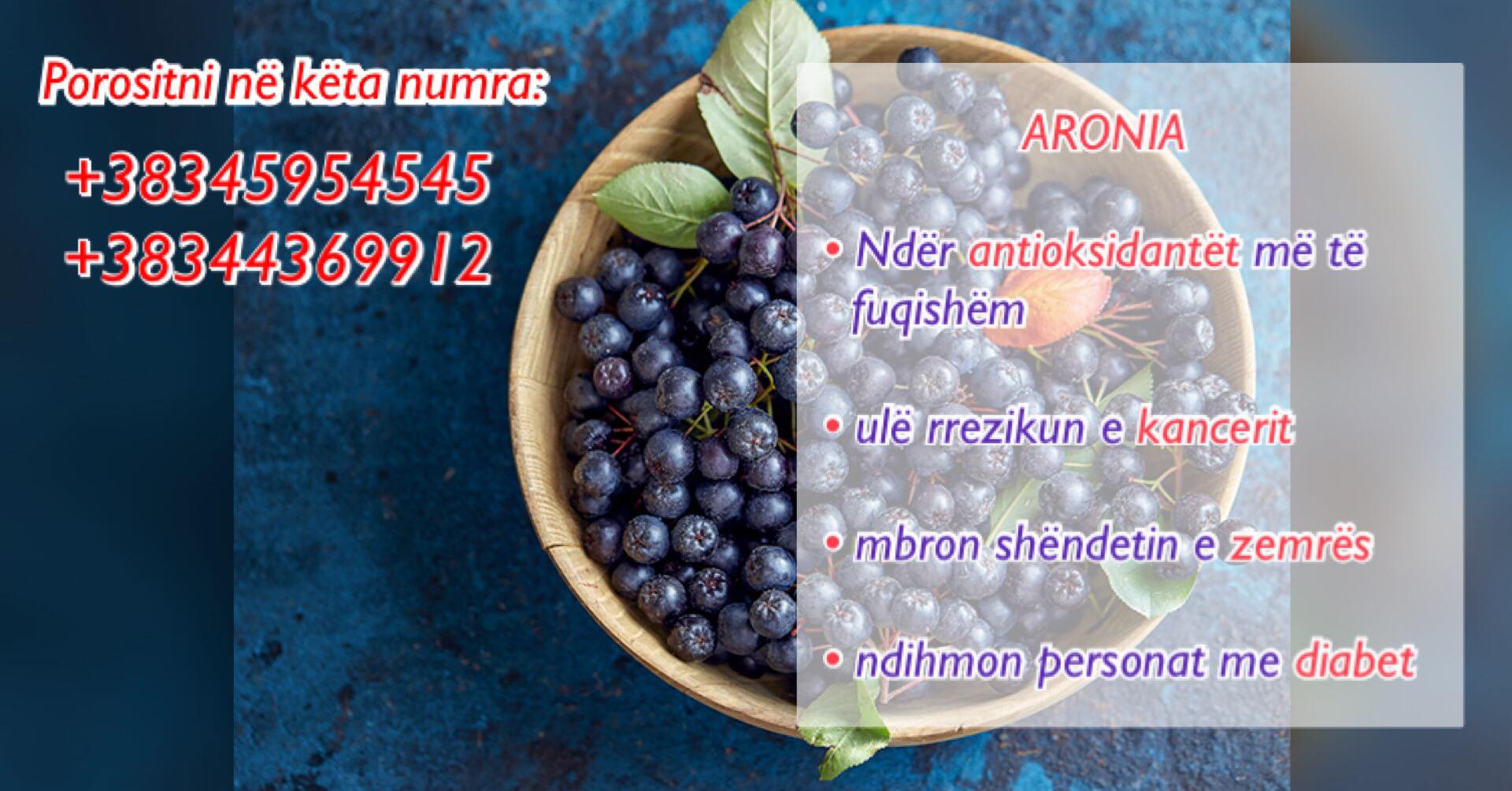  Aronia – Fruti antioksidant Nr 1 në botë