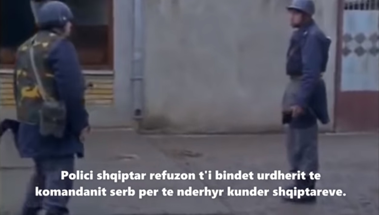  Podujevë 1989: Polici shqiptar refuzon t’i bindet urdhërit të komandanit serb për të ndërhyrë kundër protestuesve shqiptarë