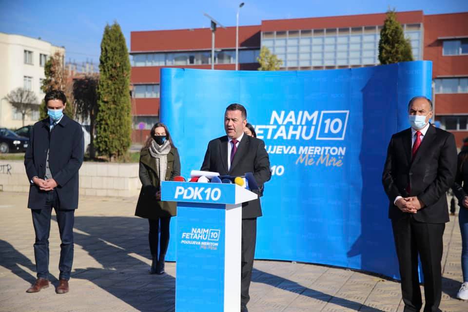  Naim Fetahu në hapje të fushatës: Do t’i japim fund keqqeverisjes 20-vjeçare në Podujevë