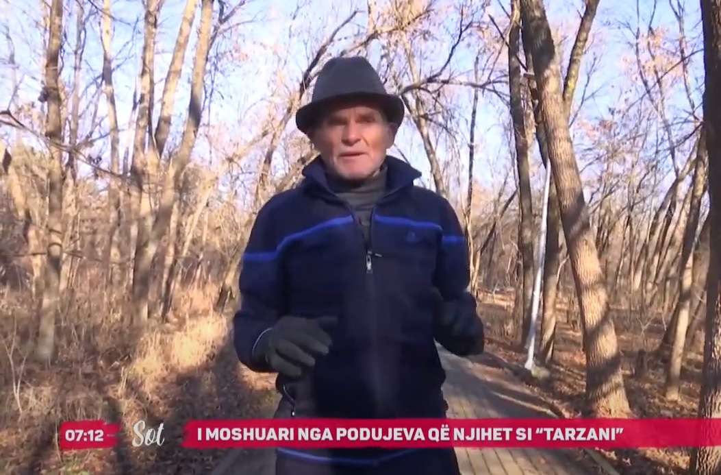  I moshuari nga Podujeva që njihet si Tarzani |VIDEO