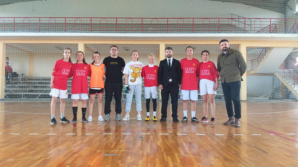  PODUJEVË: Ekipi i vajzave të shkollës “Naim Frashëri” zënë vendin e parë në garat komunale në Futsall