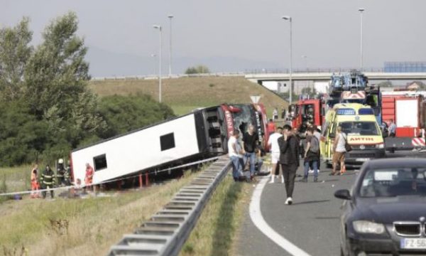  Aksidentohet në Kroaci autobusi nga Kosova, 10 të vdekur
