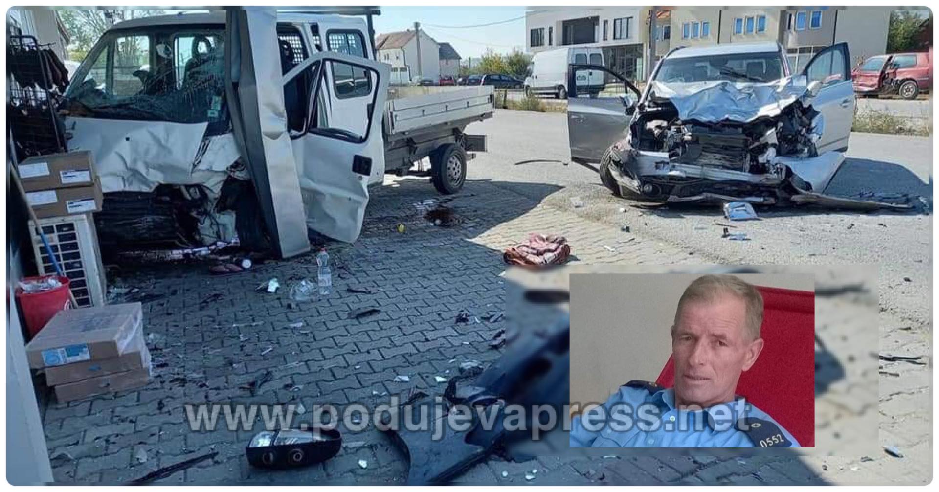 Polici Halil Syla shpëtoi qytetarin e aksidentuar në fshatin Gllamnik të Podujevës (VIDEO)