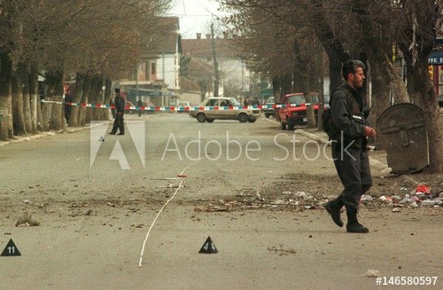  Më 13 mars 1999, në ora 13:06 dhe 13:20, dy shpërthime ndodhën në Podujevë, një afër stacionit policor dhe tjetra në treg