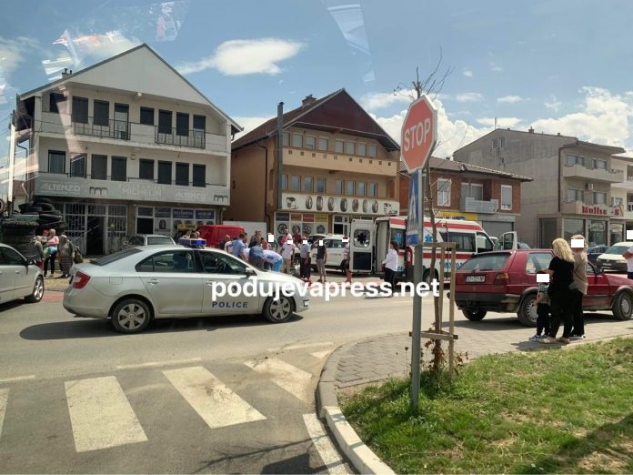  Aksident i rëndë në dalje të qytetit në Podujevë | Pamje