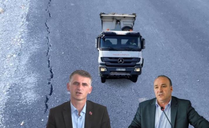  Kompania e dostit të Hysen Durmishit shtron asfalt në Podujevë, prishet pas një muaji |PAMJE