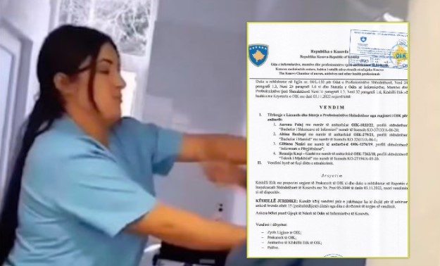  Vendim: Katër infermierëve u hiqet licenca dhe u publikohet identiteti i plotë