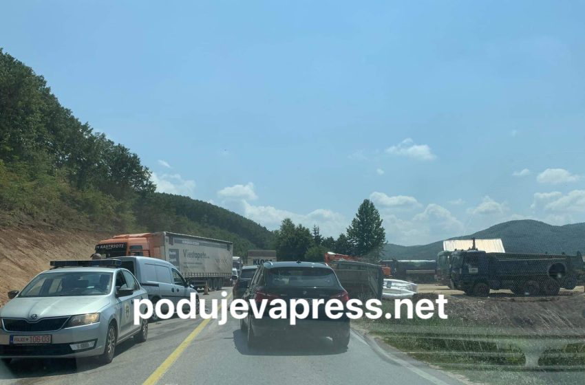  Aksident i rëndë në rrugën Podujevë-Prishtinë |Pamje