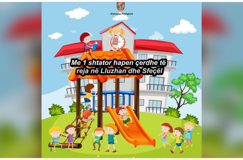  Lajm i mirë: 1 shtatori e gjen Podujevën me dy çerdhe të reja