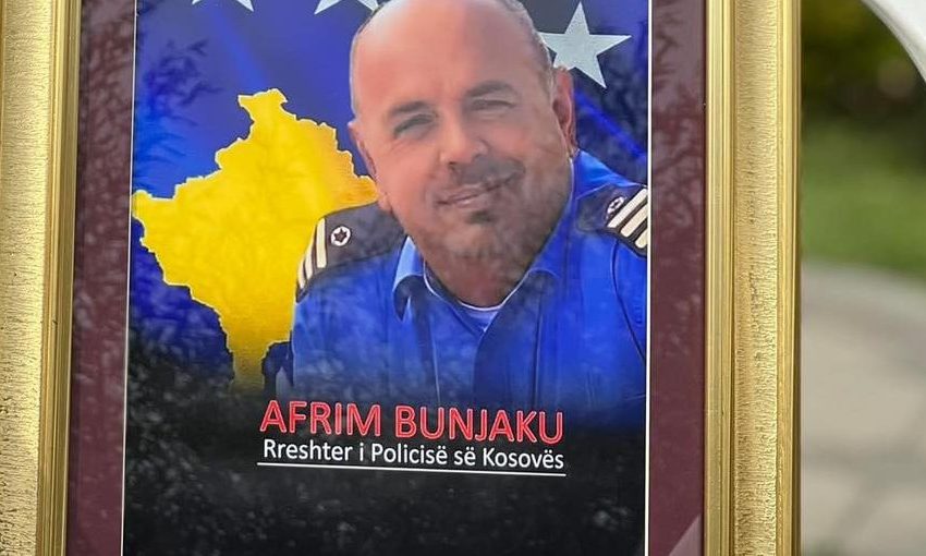  Sot ditë zie në Kosovë në nderim të policit Afrim Bunjaku