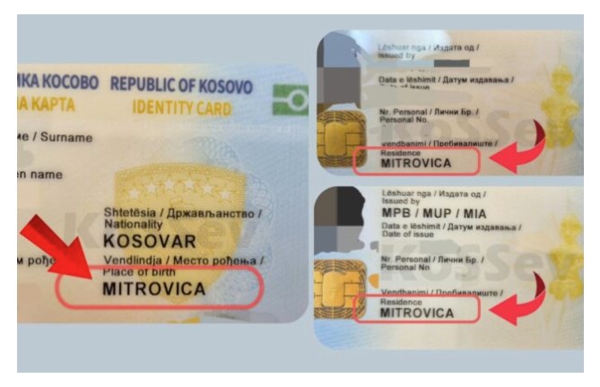  ARC-ja demanton lajmin për heqjen e emërtimit “Mitrovica e Veriut” nga kartat e ID-së