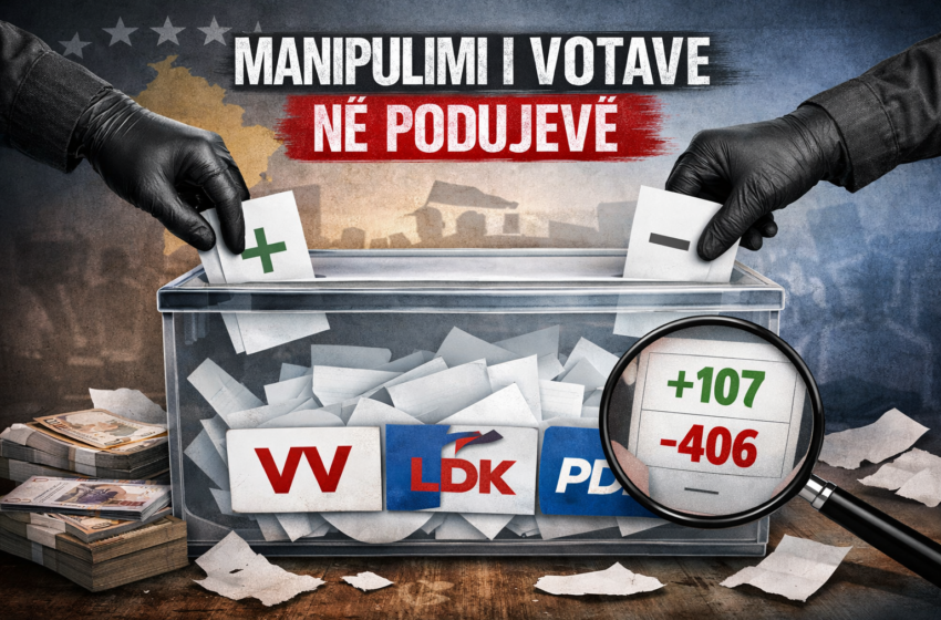  Rinumërimi në Podujevë nxjerr në pah manipulime në të tri partitë: vota të shtuara dhe të humbura për dhjetëra kandidatë