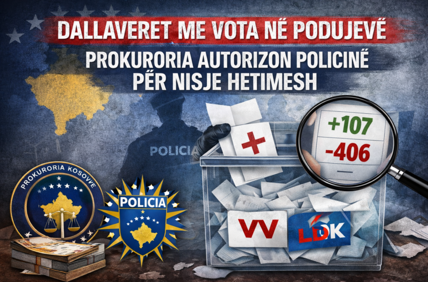  Dallaveret me vota në Podujevë, prokuroria autorizon policinë për nisje hetimesh