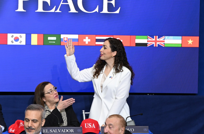  Kosova në misionin e sigurisë për Gazën, presidentja Osmani jep detaje për përfshirjen e FSK-së